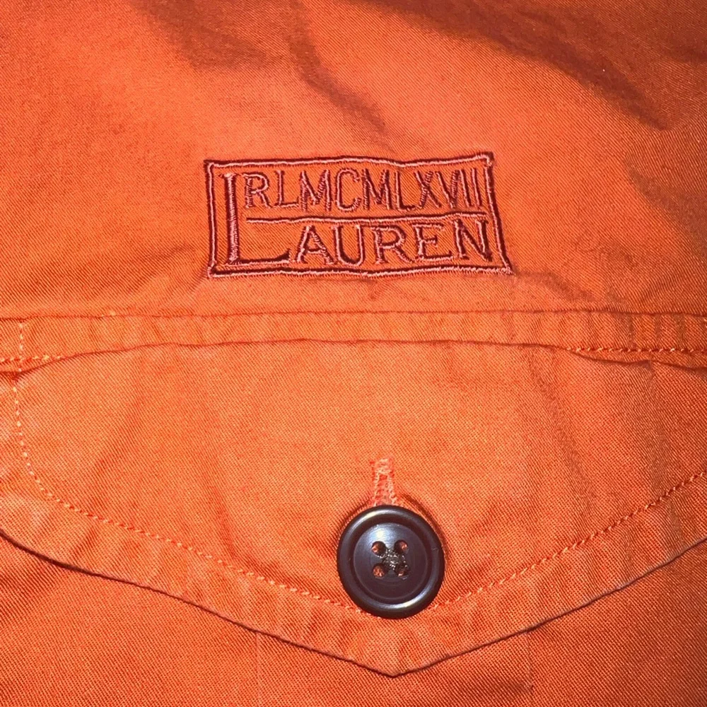 Vintage Ralph Lauren Orange “RLMCMLXVII Lauren” - Picture 6 of 10